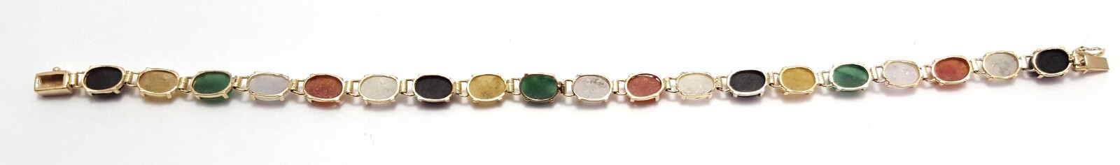 Unique 14K Solid Yellow Gold Designer Multi Color… - image 14