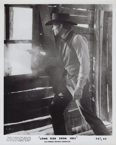 Long Ride from Hell RARE 1968 Steve Reeves Western Scene Window 8x10 ...