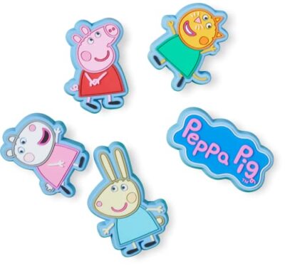 Crocs 5-Pack Peppa Pig Shoe Charms Jibbitz for Crocs