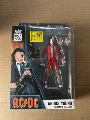 The Loyal Subjects BST AXN Angus Young AC/DC Red Suit Black Guitar ...
