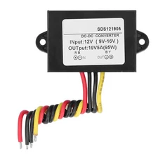 DC 12V To DC 19V Boost Converter Waterproof Step Up Voltage Transformer Adapter❤