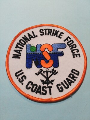 U.S. Coast Guard National Strike Force Badge, Free Shipping! (Lot #C7)