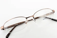 ARISTAR by Charmant AR16401 535 Brown 53-18-140 Frames Flex Hinges w/Case G312