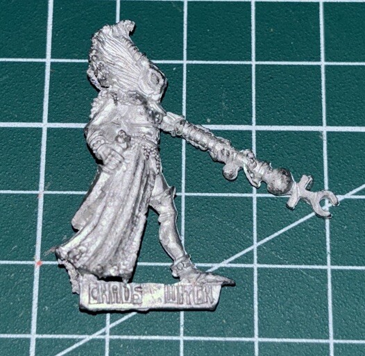 Figurine vintage Realm of Chaos sorcier sorcière Citadel miniature Oldhammer