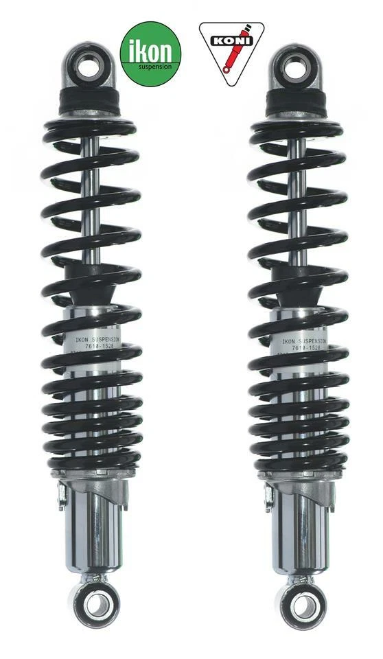 IKON KONI Dial-A-Ride 7610 Chrome/Black Shock Absorber Honda