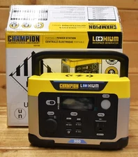 Champion 201188 Portable Power Station 300 Running Watts 600 Starting