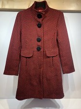 K Derhy Ladies Red Coat Size S