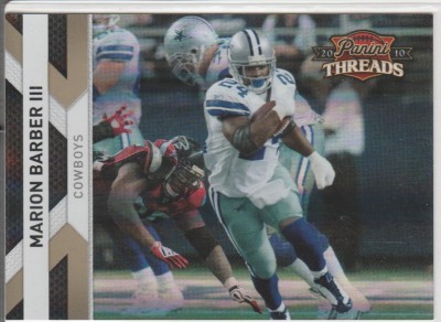 Marion Barber Cowboys 2010 Panini Threads 7/100