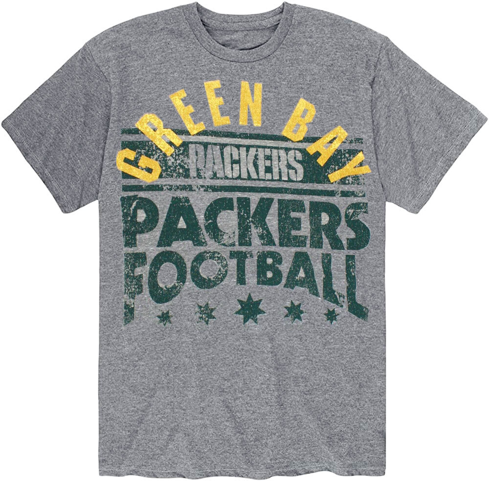 Мужская серая футболка Green Bay Packers