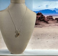 Petite Saguaro Cactus Pendant 925 Tigers Eye and Opal Handcrafted Silver NEW