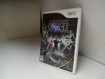 STAR WARS THE FORCE UNLEASHED Nintendo Wii CIB Complete W/Manual V/GOOD #B7