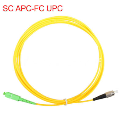 3.0 Meter SC/APC to FC UPC SM Single Mode 9/125 Fiber Patch Cord Simplex 3.0mm