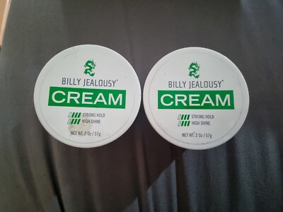 2 x Billy Jealousy Ruckus bildende Creme (starker Halt - Hochglanz) 57g/2oz