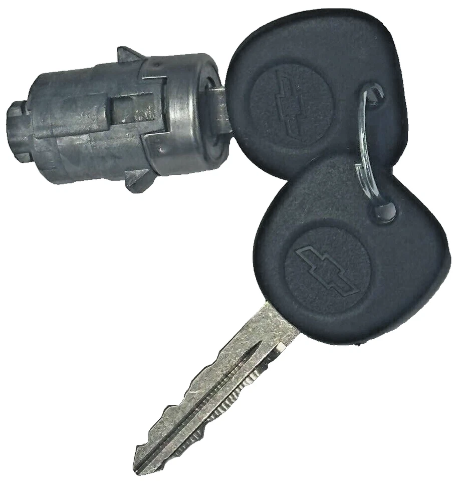 Новый CHEVY OEM цилиндр замка одной двери с 2 OEM галстук-бабочка логотип ключи-706592 + B102gc - Изображение 2 из 3