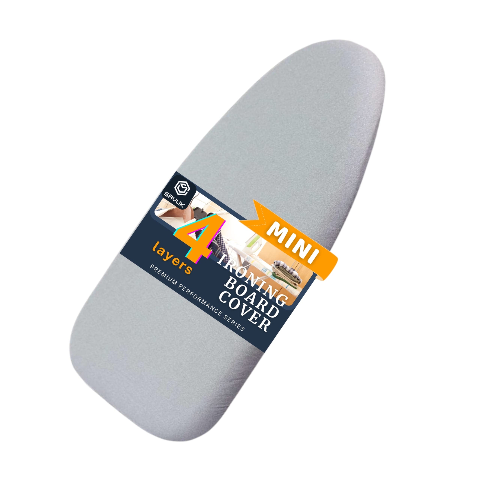 12 X 30 inch Smart Table top Ironing Board Cover and Pad with Standard Size Fit-image