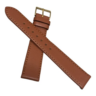 Uhrenarmband 18mm Junghans Echt Leder Braun Hochwertige Qualität
