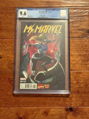 #ad #ad Ms Marvel #2 J Scott Campbell 1:20 Marvel #x27;92 Variant CGC 9.6 Marvel Comics 2 16 $195.26