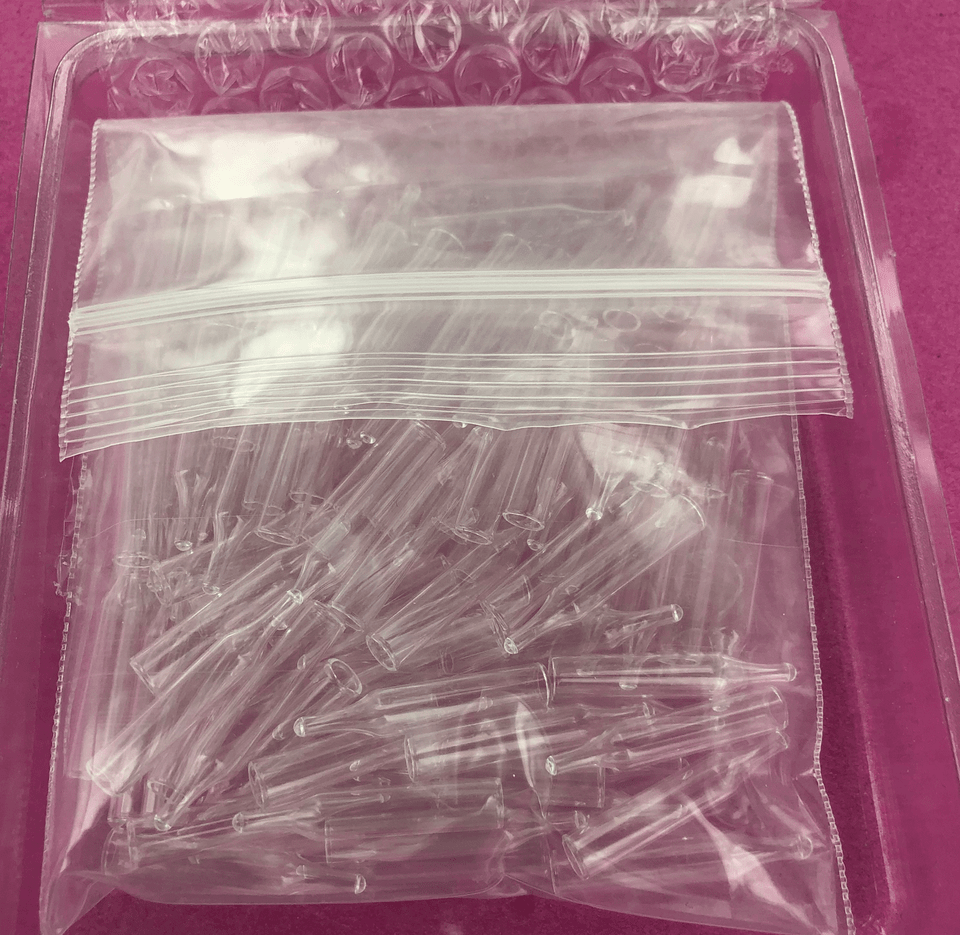 NEW Agilent 392611596 200ul vial Glass Insert, Conical Point Interior