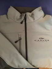 Carver Yachts Screen Printed Devon & Jones Men's Soft Shell Colorblock Jacket