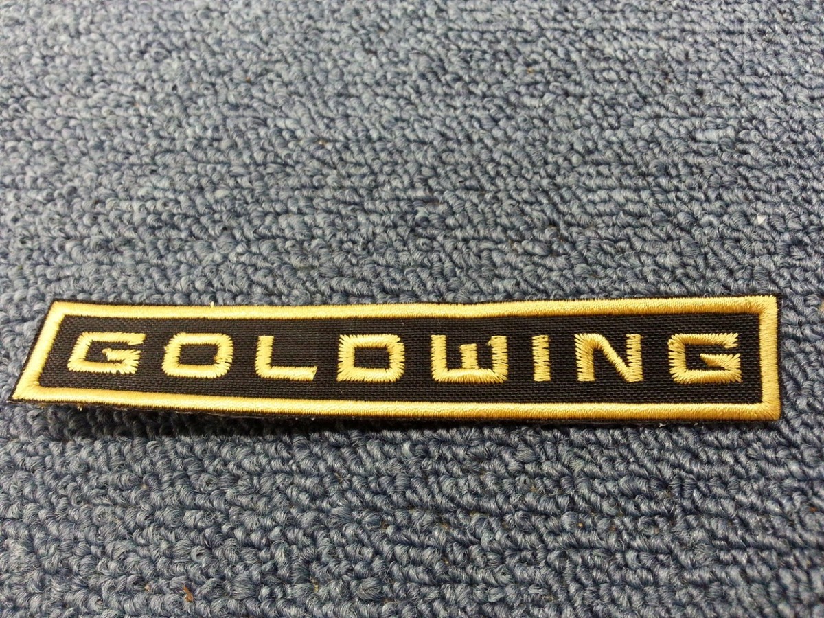 Toppa Ricamata Honda Gold Wing Da Stirare - 3,5 X 3,25 Pollici Per Motociclisti