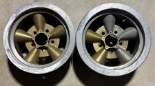 Pair 2 Vintage Mark 2 Torq Thrust Mag Type Wheels 14 5x4.5 Bolt Pattern