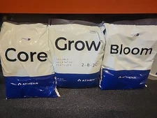 Athena Pro Line, Soluble Powder 25 Lbs. Combo Set, 1 Each of Core, Grow & Bloom