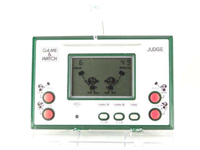 Nintendo GAME & WATCH JUDGE Green ver. IP-05 Vintage No Box Worked