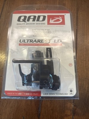 QAD UltraRest LD Noir RH - Repose-flèche Pour Arc - Neuf