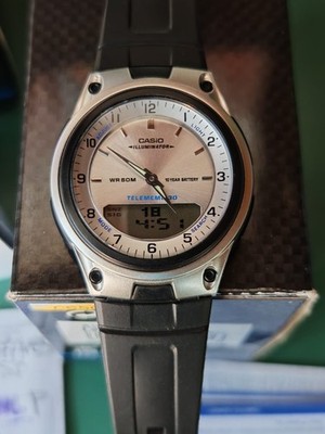 Casio AW-80-7AVES Illuminator Herrenuhr World Time - Neuwertig mit Box