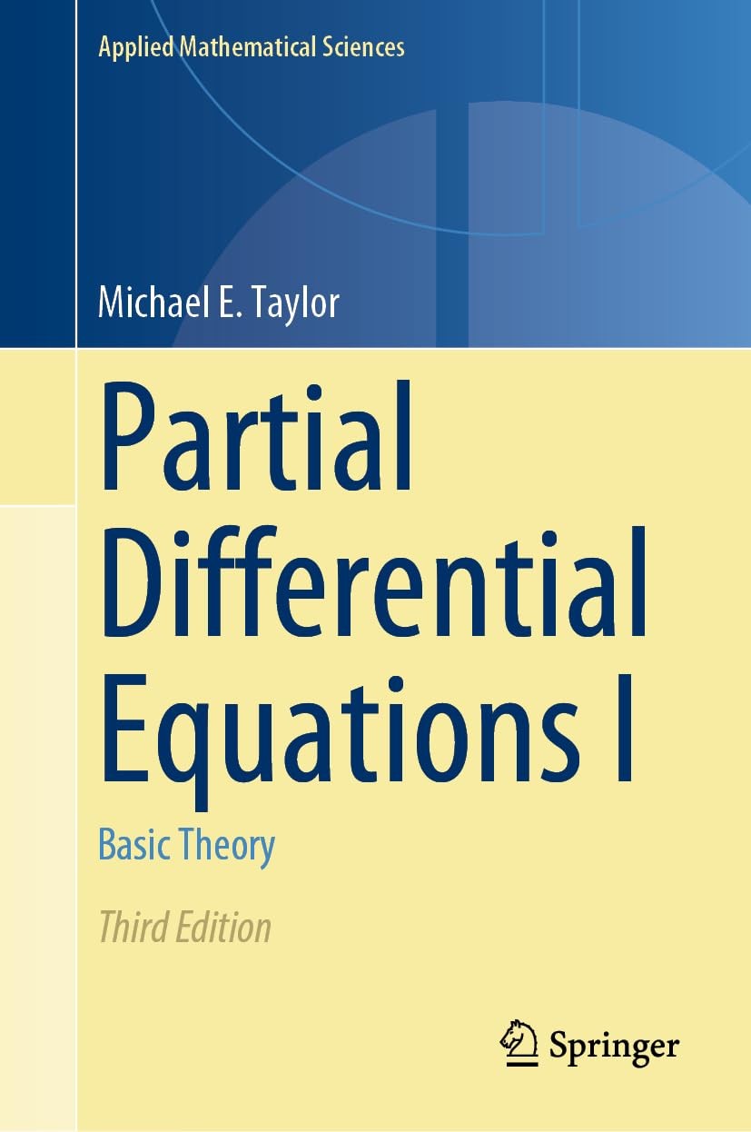 Partial Differential Equations I: Basic Theory by Michael E. Taylor HARDBACK - Image 4