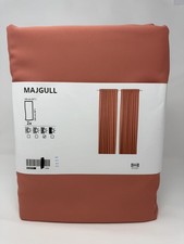 IKEA MAJGULL Room Darkening Curtains 57x98" Pink/Rose 105.697.51-NEW