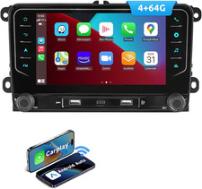 ESSGOO 4+64G Autoradio Mit Wireless Carplay Und Android Auto Für VW Golf 5 6 plu