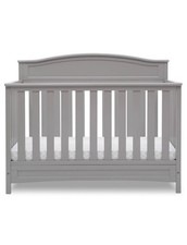 Emery 4-in-1 Convertible Baby Crib, Pack of 1, Grey