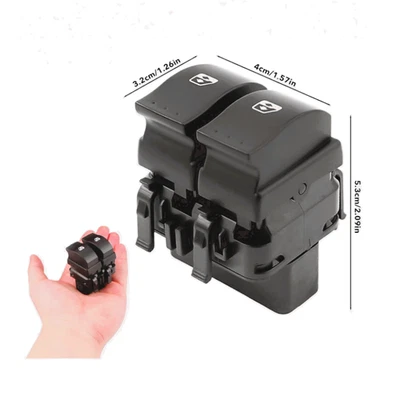 Interrupteur bouton lève vitre RENAULT CLIO 2, CLIO 2 CAMPUS MEGANE 8200060045 - Photo 1/4