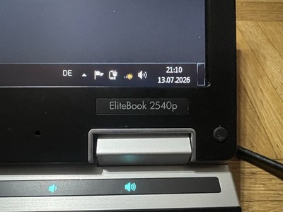 HP EliteBook 2540p, Intel Core i7, 8GB RAM, inkl. Docking-Station & Netzteil