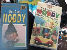 NODDY VHS Video Tape WELL DONE NODDY - and ADVENTIRES  of NODDY  1986