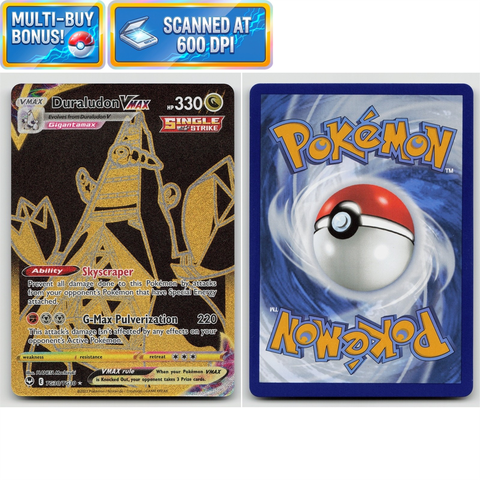 pokemon tcg silver tempest tg30 tg30 duraludon vmax card - Pokmon Attack 1 Duraludon VMAX Silver Tempest TG21/TG30