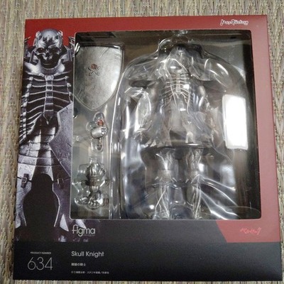 Figma Skull Knight Figure Metallic Skeleton with Shield Sword Cape New