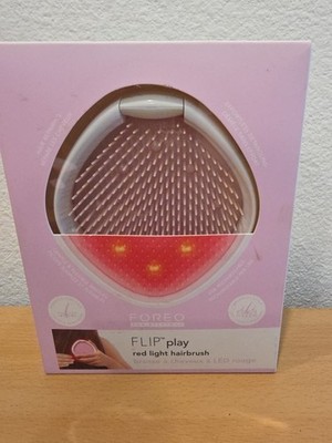FOREO FLIP Play LED Light Hairbrush Tickle Me Pink Brand New In Box