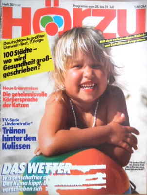 HÖRZU 30 - 1987 B TV: 25.-31.7. Hollywood-Star-Familien Jacques Cousteau Mecki