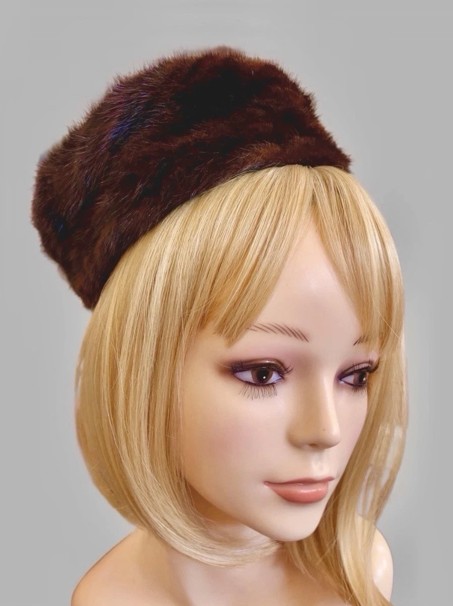 Mink Fur Pillbox Vintage Hats for Women for sale | eBay display picture 2