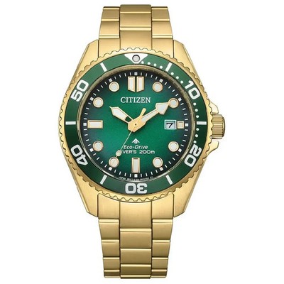 Citizen Promaster Dive BNO262- 59W Green Dial 40.6 mm New Full Set Men's Watch