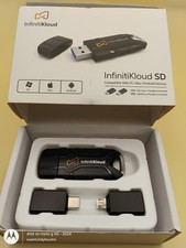 InfinitiKloud SD portable digital storage in original box PC MAC Android
