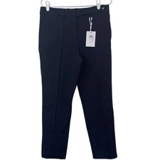 NWT Tommy Hilfiger Women Pleated Trouser Pants Size 10 Navy Blue Business Casual