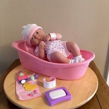 Berenguer Boutique Baby Doll La Newborn Girl Deluxe Set Bath & Accessories 