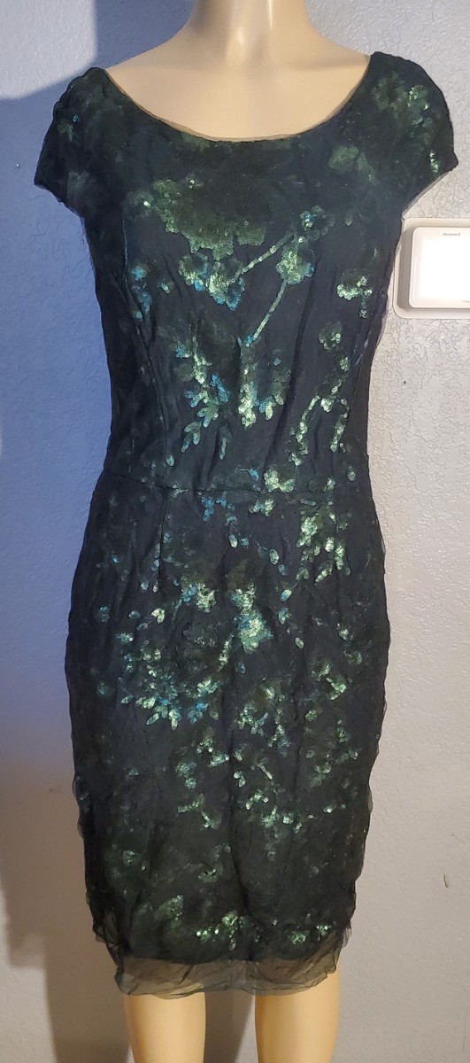 Antonio Melani Sequin Mesh Sheath Dress Floral Knee Length Size 12 | eBay Antonio Melani Sequin Mesh Sheath Dress Floral Knee Length Size 12 | eBay