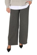 Belle by Kim Gravel Women's Perfect Ponte Pull-On Pant Charcoal