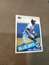 1985 Topps Toronto Blue Jays #48 Tony Fernandez. ALL STAR, GOLD GLOVE⚾️0601