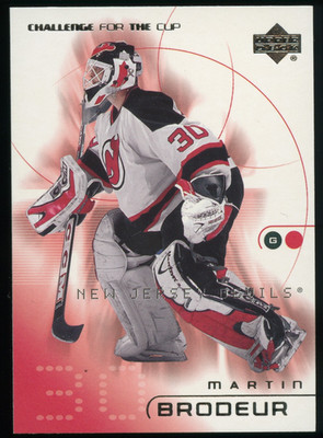 Martin Brodeur 2001-02 UD Challenge for the Cup #50 New Jersey EX or Better