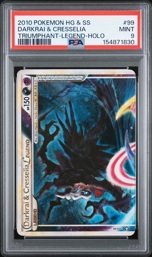 Darkrai & Cresselia LEGEND graded PSA 9 for sale on eBay